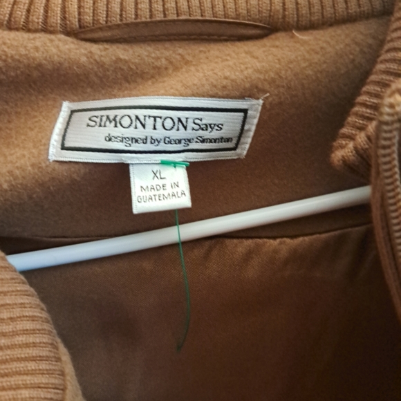 Simonton Says Swing Coat Size XL Tan Car Coat Womens - Picture 3 of 11